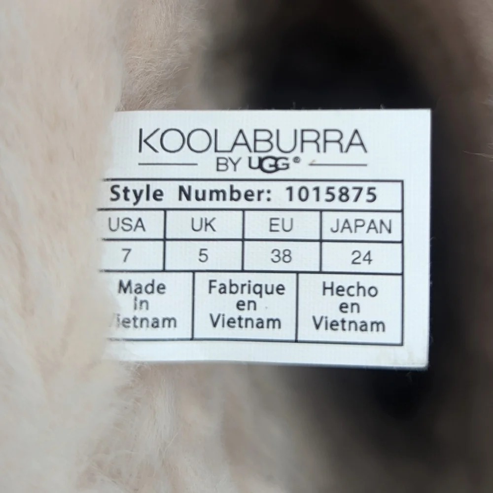 Koolaburra by UGG Victoria boots tall  tan suede pull on women's size 7